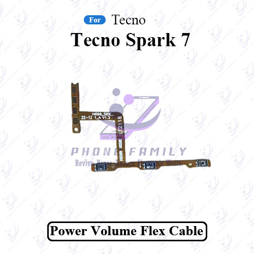 For%20Tecno%20Spark%207%20Volume%20Power%20Flex%20Cable%20On%20Off%20Power%20Volume%20Switch%20Side%20Button%20Flex%20Ribbon%20Repair%20Parts%20-%20Image%203
