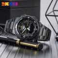 SKMEI 1370 Stainless Steel Waterproof Wrist Watch. 