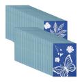 73 Pieces Sun Print Paper Cyanotype Paper Kit, Solar Drawing Paper Sensitivity Sunprint Nature Printing Paper.