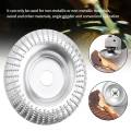 3 Pcs Angle Grinder Wood Grinding Wheel Wood Polishing Shaping Disc Wood Cutting Grinding Wheel. 