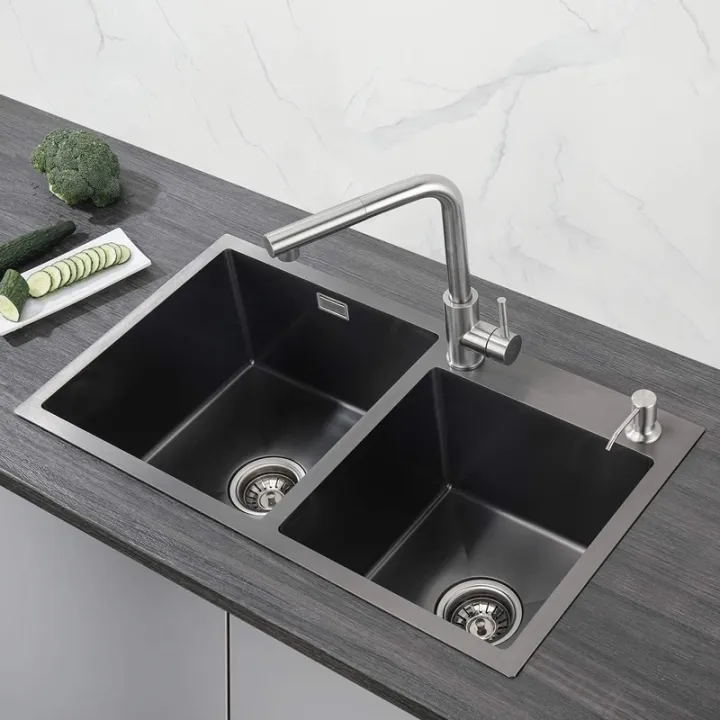 TekaSpain%20Handmade%20Stainless%20Steel%20Kitchen%20Sink%2036%20x%2018"%20(BLACK)%20-%20Image%203
