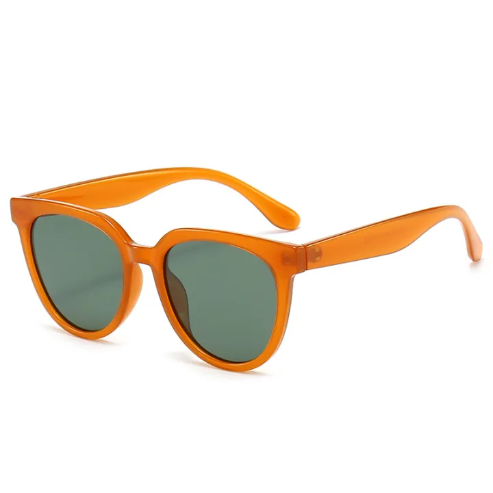 Dou%20Brown%20Sunglasses%20Female%20Sense%20Men's%20and%20Women's%20Glasses%20Big%20Face%20Show%20Face%20Small%20Uv%20Protection%20sunglasses%20Sunglasses%20-%20Image%204
