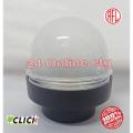 Click Round-Lamp Shade Security Light Water Proof & Tamper Proof E27 Ceramic Holder Light Box. 