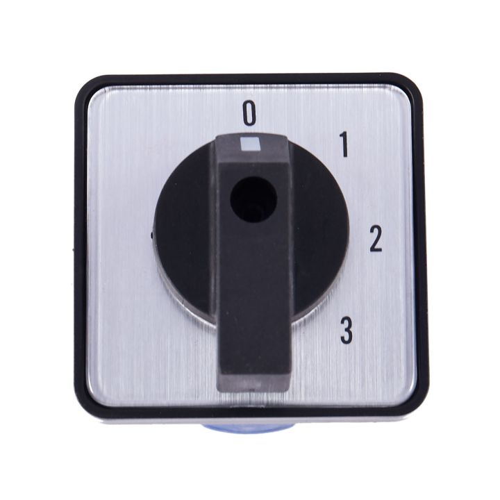 NXFDSIOZ%202X%208%20Terminals%205%20Positions%20Master%20Control%20Rotary%20Cam%20Switch%2020A%20Black+Blue%20-%20Image%203