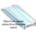 Hot Melt Glue Gun 20Watt With Free 10 Large Sticks.