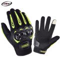Suomy Shockproof Winter Breathable Mesh Motorcycle Racing Gloves Touch Screen Off Road Motorbike Riding Gloves - Green. 