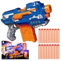 Nerf Shoot Soft Bullet Toy Electric Motorized Nerf Style Toy With 20 Free Darts And Target Board.