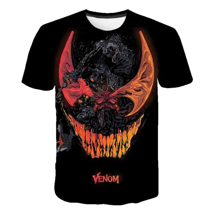 Marvel%20Boys%20Clothes%202023%20New%20Kids%20Summer%20Venom%20Print%20Boy%20Short%20Sleeve%20T-shirt%203D%20Print%20T%20Shirt%20Casual%20Breathable%20Funny%20T%20Shirts%20-%20Image%204