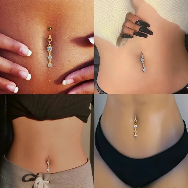 1Pcs%20Butterfly%20Belly%20Button%20Piercing%20Heart%20Belly%20Piercing%20Clip%20on%20Umbilical%20Navel%20Faux%20Belly%20Cartilage%20Earring%20Clip%20-%20Image%207