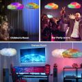 RGB 3D Cloud Light Thundercloud Light Compact Rhythm-Based Music Night Lamp for Indoor Use Bedroom Gaming. 