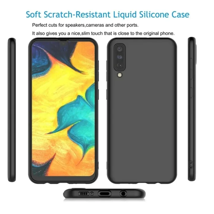 Samsung%20A50%20Silicone%20Soft%20Gel%20Rubber%20Slim%20Liquid%20Cover%20Shockproof%20Protective%20Anti-Scratch%C2%A0Phone%C2%A0Case%20-%20Image%203