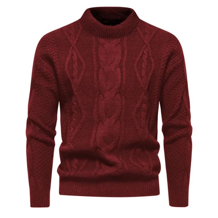 2023%20Autumn%20and%20Winter%20New%20Sweaters%20Men's%20Knitted%20Sweater%20Warm%20Fit%20High%20Quality%20Pullover%20Sweater%20Men%20-%20Image%206