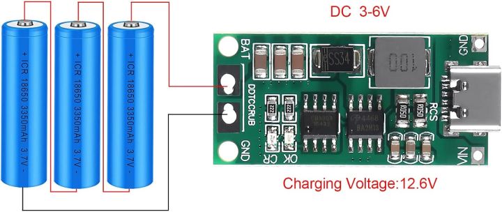 Multi-Cell%202S%203S%204S%20Type-C%20USB%20Boost%20Converter%20to%208.4V%2012.6V%2016.8V%20%20Step-Up%20Power%20Module%20LiPo%20Polymer%20Li-Ion%20Charger%20Protection%20Board%20-%20Image%202