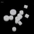 5x11 Pieces/Set Assorted Plastic Gears Worm Car Toy Models Parts Accessories. 