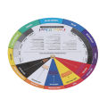 （NEW）13cm Diameter Tattoo Color Wheel Chart Prevent Discoloration Tattoo Pigment Mixing Guide. 