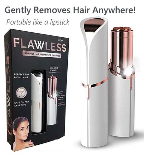 Flawless Skin Women Painless Hair Remover Face Facial Finishing Touch Epilator - Trimmer