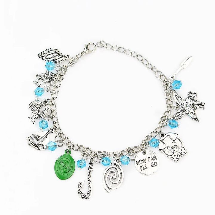 Disney Moana Charm Bracelet Dream Life Romantic Film Series