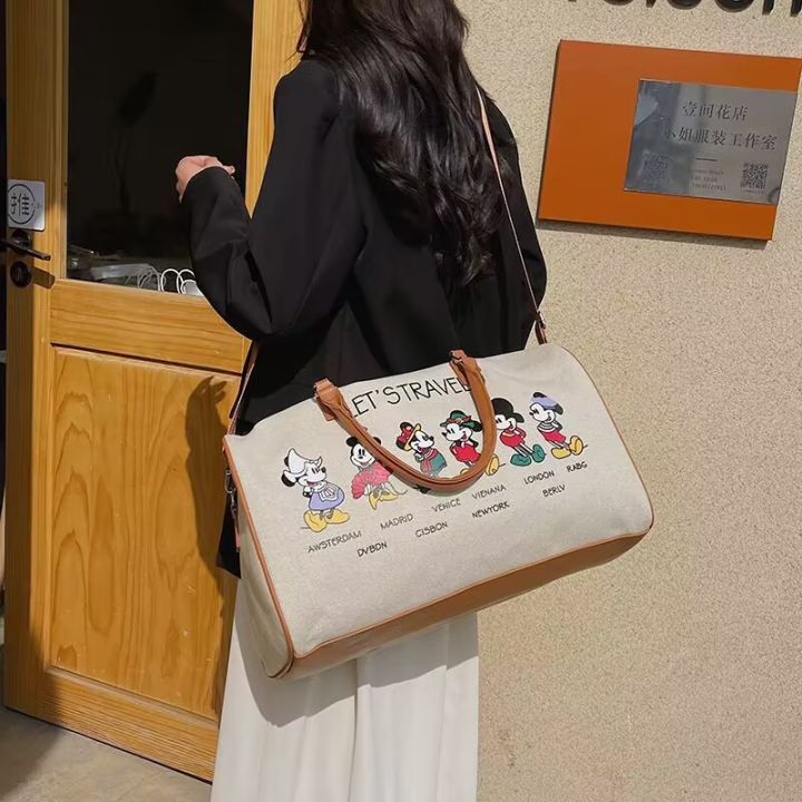 Disney%20Luxury%20Brand%20Travel%20Bag%20Mickey%20Cartoon%20Luggage%20Canvas%20Bag%20Mommy%20Bag%20Large%20Capacity%20Handbag%20Ladies%20Storage%20Bag%20Suitcase%20-%20Image%204