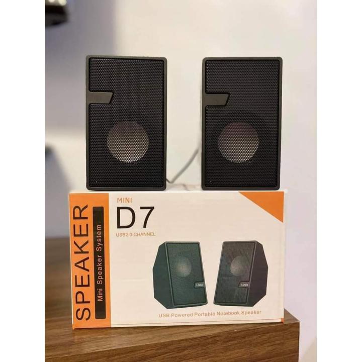 D7 Sound Box Multimedia Speaker Mini Usb