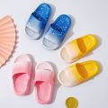 Matching Ourfit gradual starry night slippers for children boys and girls Slippers for indoor outdoor home non-slip kids shose. 