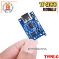 TP4056 Type-c USB 5V 1A 18650 Lithium Battery Charger Module - Equipped with Dual Protection Functions for Safe Charging. 