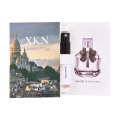 3ml perfume sample Q card trial men and women lasting fragrance portable gift night market live broadcast. 