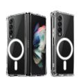 Applicable to Samsung ZFold4 Phone case W22 Official Transparent Magnetic Wireless Charging z fold3 Folding Protective Cover. 