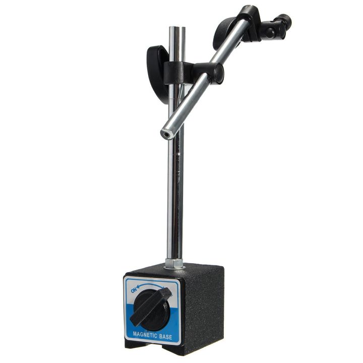 Magnetic Base Holder With Double Adjustable Pole For Dial Indicator