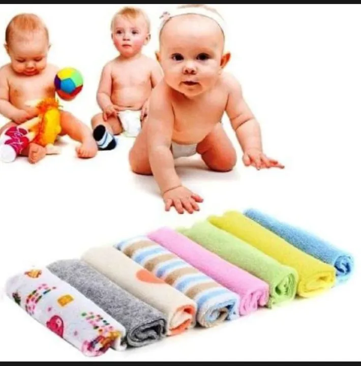 Soft%20Cotton%20Baby%20Handkerchief%20Or%20Towel%20-%208Pcs/Pack%20-%20Image%202