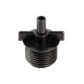 Half (1/2) inch-6mm Male Misting Sprinkler (1-Pc) Coupling Adapter Connector Flat Head Joint Garden Micro Sprinkler Connector Fittings for Mist or Micro Sprayer Nozzle.. 