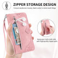 Zipper Leather Flip Wallet Case For OPPO Realme 10 9 Pro Plus 9i 8i 8 7 6 C12 C15 C25 C25S C21Y C25Y C31 C35 Phone Cover Bags. 