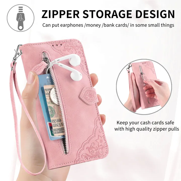 Zipper%20Leather%20Flip%20Wallet%20Case%20For%20OPPO%20Realme%2010%209%20Pro%20Plus%209i%208i%208%207%206%20C12%20C15%20C25%20C25S%20C21Y%20C25Y%20C31%20C35%20Phone%20Cover%20Bags%20-%20Image%202