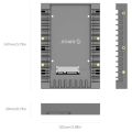 ORICO 2.5 SSD SATA to 3.5 Hard Drive Adapter Internal Drive Bay Converter Mounting Bracket Caddy Tray for 7 / 9.5 / 12.5. 