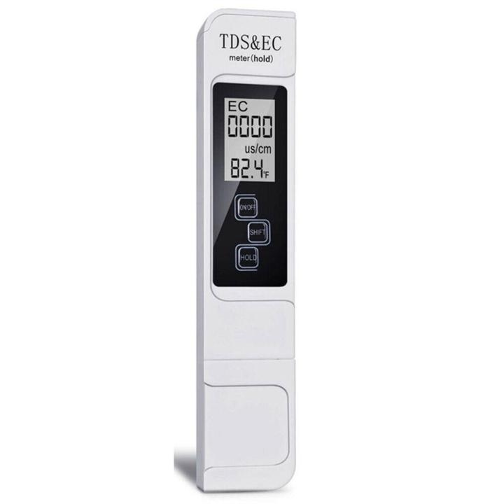TDS EC Meter Digital Water Quality Tester 0-9999 PPM Measurement