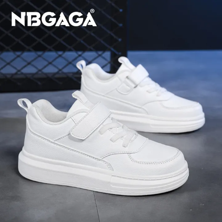 Tenis%20Sneakers%20Kids%20Spring/Autumn%20New%20Boys%20Girls%20Sports%20Shoes%20Casual%20Board%20Shoes%20Leather%20Soft%20Soled%20Children%20Black%20White%20Shoes%20-%20Image%204