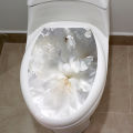 M536 Warm Personality Pink Rose Toilet Sticker Bathroom Toilet Cover Sticker Wall Stickers Wc For Home Decoration. 