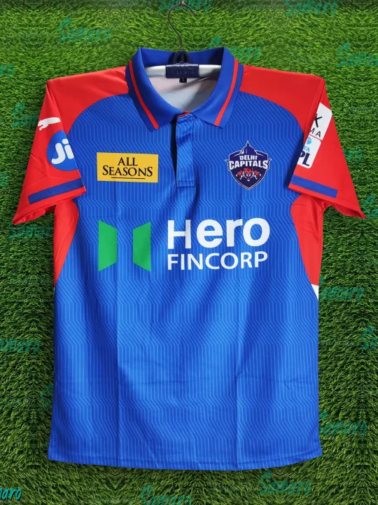 Delhi%20Capitals%20Premium%20Jersey%202026/27%20IPL%20Cricket%20Jersey%20For%20Men%20-%20DC%20Half%20Sleeve%20Collar%20Polo%20IPL%20Jersey%20-%20Delhi%20Jersey%202026%20-%20Image%204