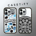 Creative Oreo Graffiti Biscuit Box Transparent Acrylic Phone Case Suitable for iPhone 15 14 Plus 13 Pro Max 12 12Pro 11 hard protective case soft shockproof phone case.