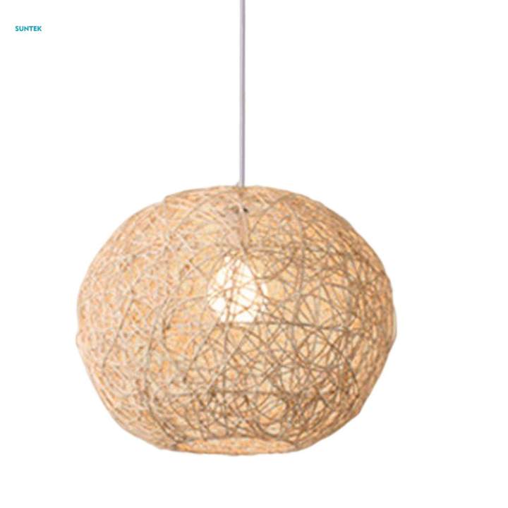 Simple%20Pendant%20Light,%20E27%20Hanging%20Chandelier%20Woven%20Ceiling%20Lighting%20for%20Dining%20Room%20Bathroom%20Farmhouse%20Kitchen%20Hallway%20,%2030cm%20-%20Image%208