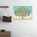 2X Family Tree Chart to Fill in 6 Generation Genealogy Poster Blank Fillable Ancestry Chart,Print Family Tree Picture A. 