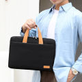 Bag Printed Multi-Compartment Liner Bag Men's Document Storage Business Commute Briefcase. 