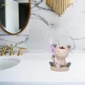 Funny Toothbrush Holder Stand Organizer Toothbrushes Storage Rack for Hotel Bathroom Vanity. 