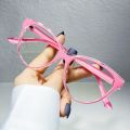 Gafas De Montura Degradada Con Lentes Transparentes Estilo Retro Para Computadora, Moda Y Gafas Para Mujeres Y Hombres. 