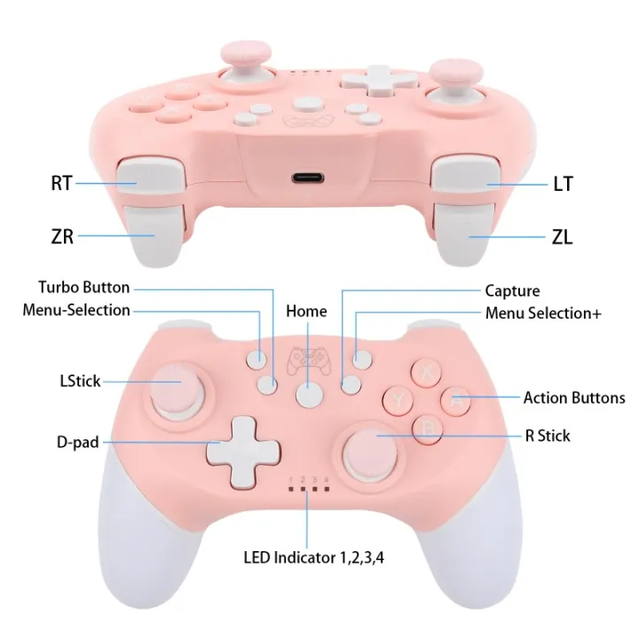 Programmed%20Vibration%20Joystick%20with%20Game%20Controller%20for%20PC%20Game%20Controller%20Oe%20Wireless%20Gamepad%20Lit%20for%20Switch%20Pled%20Console%20Gamepad%20-%20Image%203