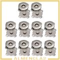 [ALMENCLA2] 10 Set Sew on Magnetic Snap Clasps Fastener DIY Purse Handbag Leather Craft. 