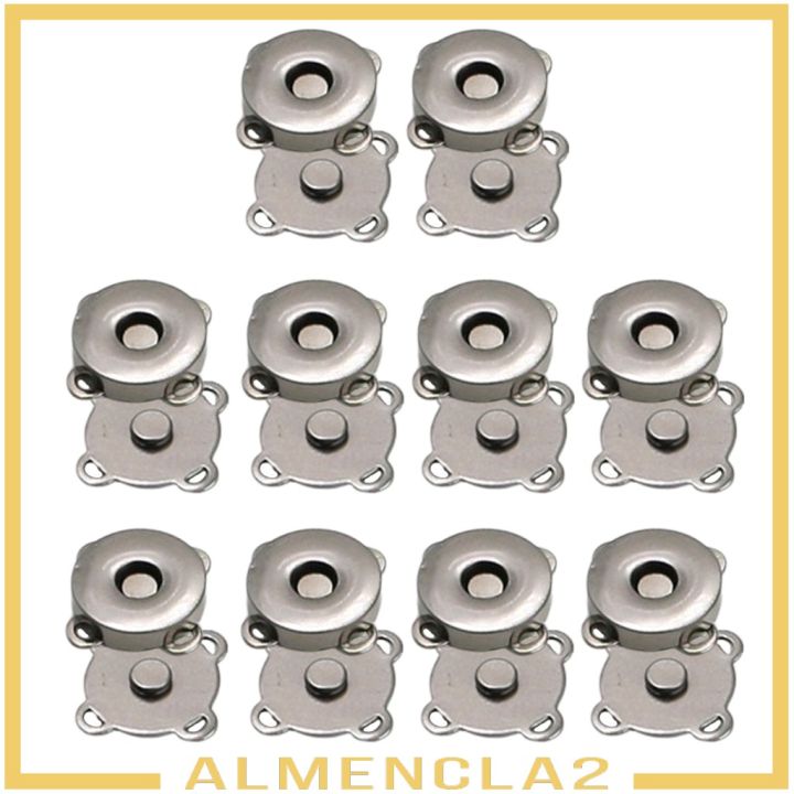 %5BALMENCLA2%5D%2010%20Set%20Sew%20on%20Magnetic%20Snap%20Clasps%20Fastener%20DIY%20Purse%20Handbag%20Leather%20Craft%20-%20Image%205