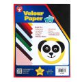 Black Velbet matt black A4 card.