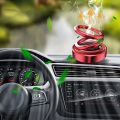 Solar Energy Rotation Car Air Freshener Air Aromatherapy Flavoring Car Perfume Diffuser Dashboard Ornaments Remove Odor.