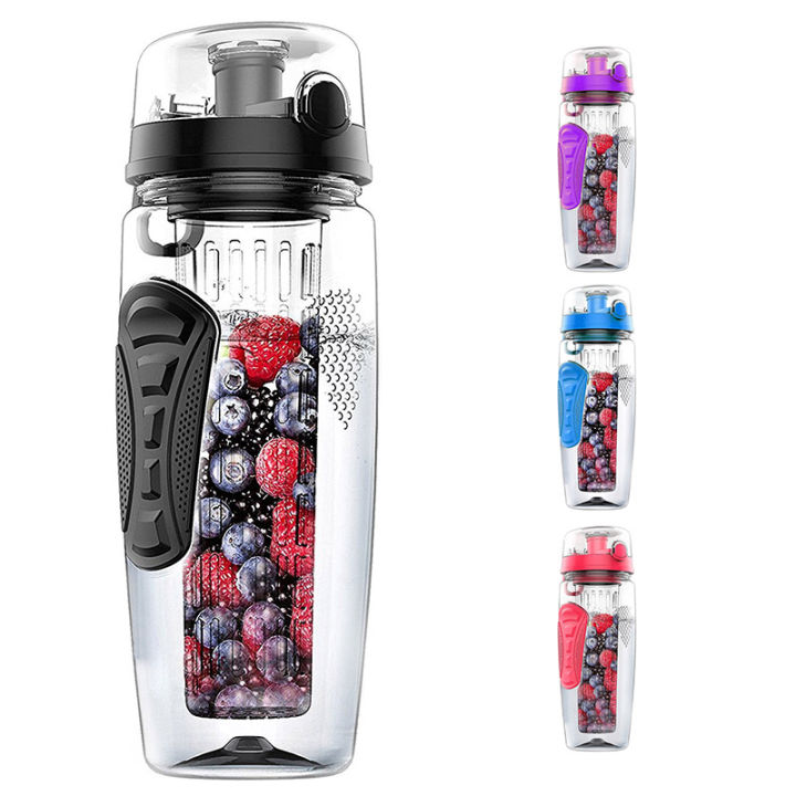 1000Ml/32Oz%20Fruit%20Infusing%20Infuser%20Water%20Bottle%20Plastic%20Sports%20Detox%20Health%20-%20Image%205