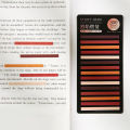 New 300 heet Rainbow Color Index Memo Pad Extra Thin Fluorecent Note ticker Yao tore.